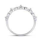 Crown Diamond Majesty Stackable Band Ring - Splendid Jewellery