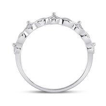 Load image into Gallery viewer, Crown Diamond Majesty Stackable Band Ring - Splendid Jewellery