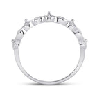 Crown Diamond Majesty Stackable Band Ring - Splendid Jewellery