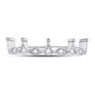 Crown Diamond Majesty Stackable Band Ring - Splendid Jewellery