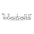 Crown Diamond Majesty Stackable Band Ring - Splendid Jewellery