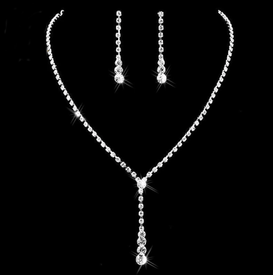 Crystal Bridal Jewelry Set for a Modern or Classic Bride Splendid Jewellery
