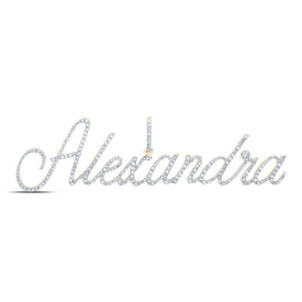 Customized Brilliance: 10kt Yellow Gold Diamond Initial Pendant - Splendid Jewellery