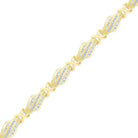 Dazzling 10kt Yellow Gold Baguette Diamond Fashion Bracelet - 1 Cttw - Splendid Jewellery