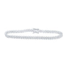 Dazzling 14kt White Gold Round Diamond Tennis Bracelet - 2 - 1/2 Cttw - Splendid Jewellery