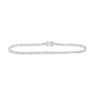 Dazzling 14kt White Gold Round Diamond Tennis Bracelet - 2 - 3/4 Cttw - Splendid Jewellery