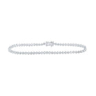 Dazzling 14kt White Gold Round Diamond Tennis Bracelet - 2 - 3/4 Cttw - Splendid Jewellery