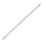 Dazzling 14kt White Gold Round Diamond Tennis Bracelet - 5 Carat Total Weight - Splendid Jewellery