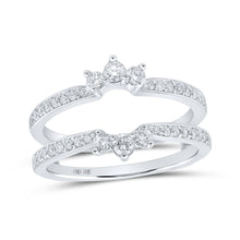 Load image into Gallery viewer, Dazzling Brilliance: 10kt White Gold Diamond Wrap Enhancer Wedding Band - Splendid Jewellery