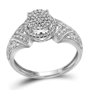 Dazzling Brilliance Diamond Cluster Ring - Splendid Jewellery