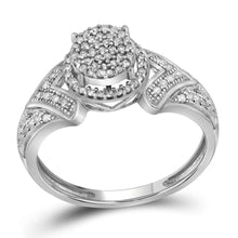 Load image into Gallery viewer, Dazzling Brilliance Diamond Cluster Ring - Splendid Jewellery