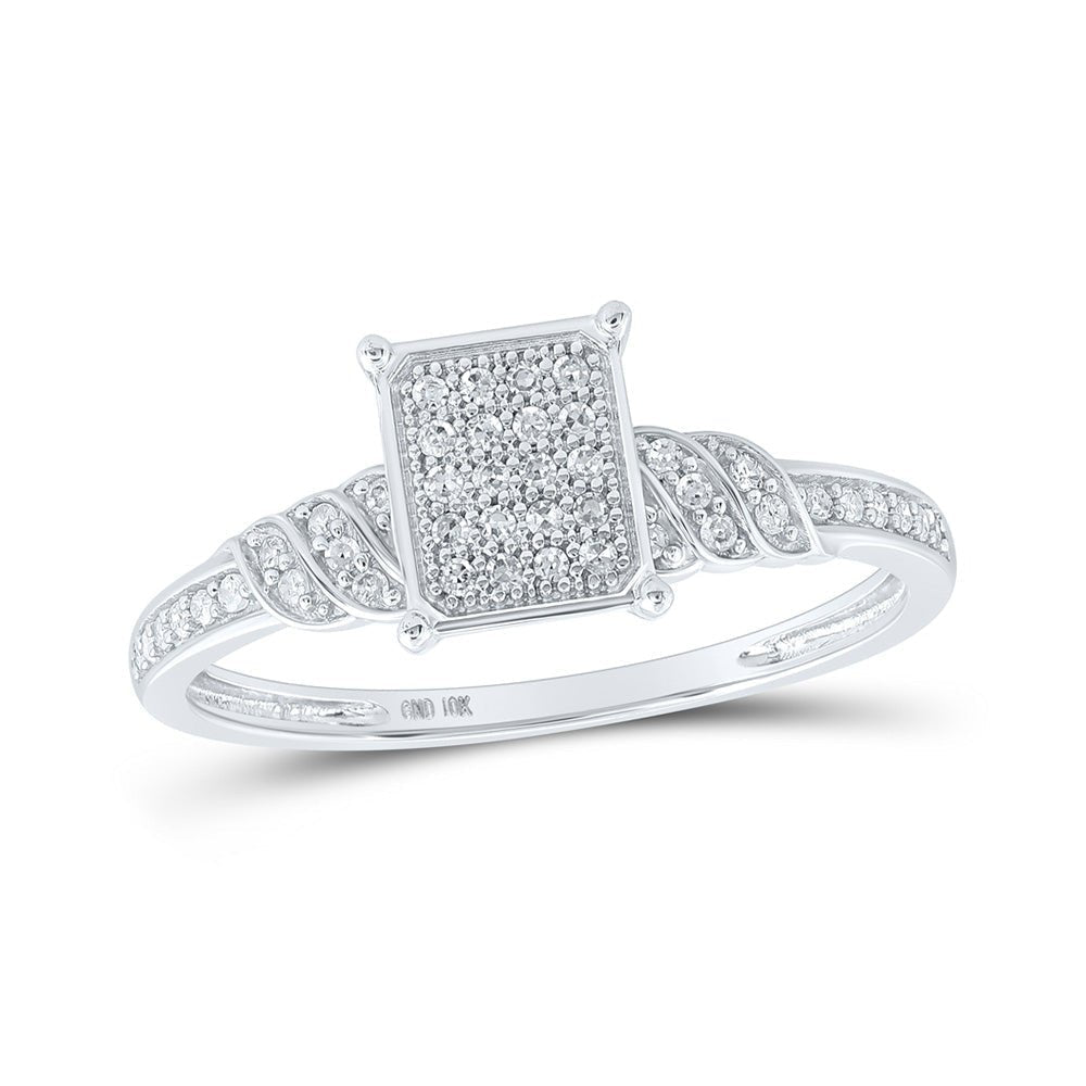 Dazzling Brilliance Diamond Cluster Ring - Splendid Jewellery