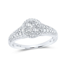 Load image into Gallery viewer, Dazzling Brilliance Diamond Cluster Ring - Splendid Jewellery
