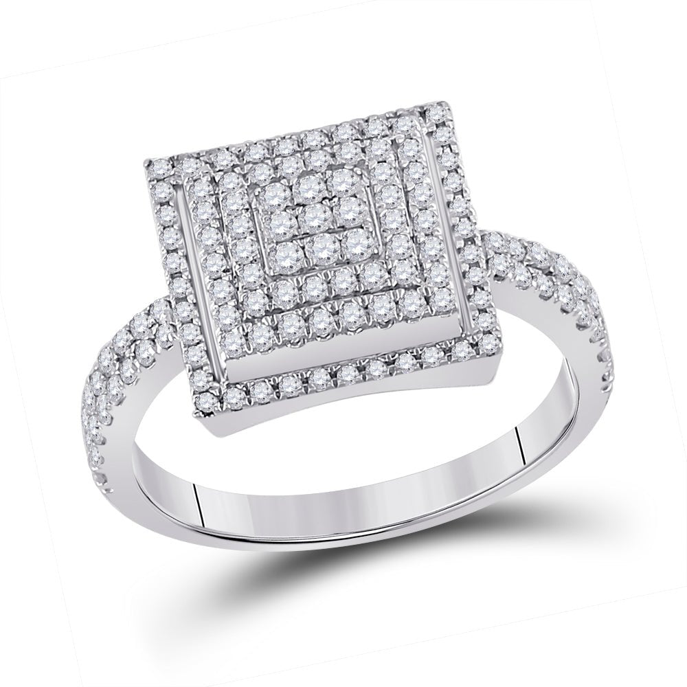 Dazzling Brilliance Diamond Cluster Ring - Splendid Jewellery