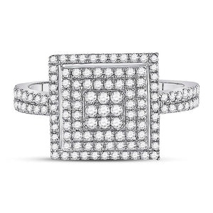 Dazzling Brilliance Diamond Cluster Ring - Splendid Jewellery