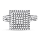 Dazzling Brilliance Diamond Cluster Ring - Splendid Jewellery