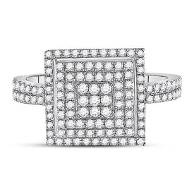 Dazzling Brilliance Diamond Cluster Ring - Splendid Jewellery