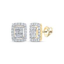 Load image into Gallery viewer, Dazzling Cluster Brilliance Earrings - Splendid Jewellery