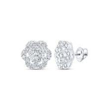 Load image into Gallery viewer, Dazzling Diamond Blossom Earrings - Splendid Jewellery