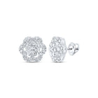 Dazzling Diamond Blossom Earrings - Splendid Jewellery
