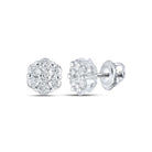 Dazzling Diamond Blossom Earrings - Splendid Jewellery