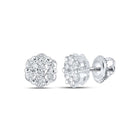 Dazzling Diamond Blossom Earrings - Splendid Jewellery