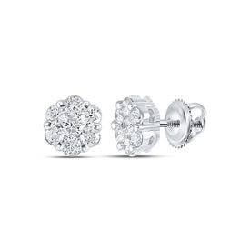 Dazzling Diamond Blossom Earrings - Splendid Jewellery