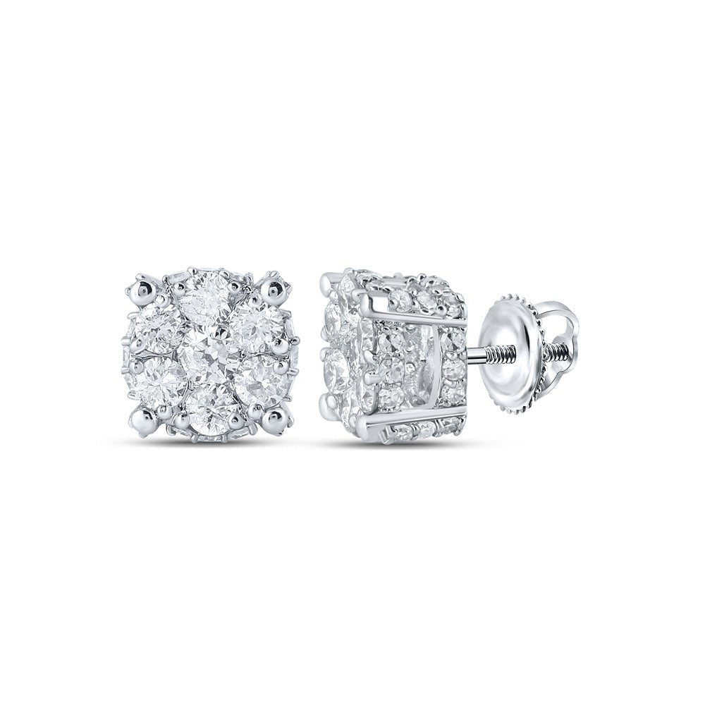 Dazzling Diamond Blossom Earrings - Splendid Jewellery