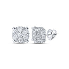Dazzling Diamond Blossom Earrings - Splendid Jewellery