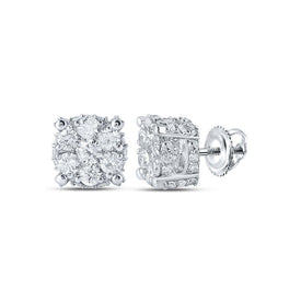 Dazzling Diamond Blossom Earrings - Splendid Jewellery