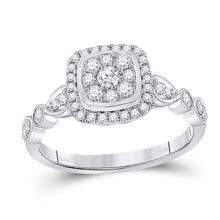 Load image into Gallery viewer, Dazzling Diamond Brilliance Ring - Top View