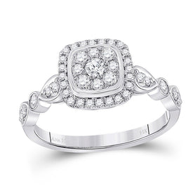 Dazzling Diamond Brilliance Ring - Top View