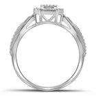 Dazzling Diamond Brilliance Ring Side View from Splendid Jewellery