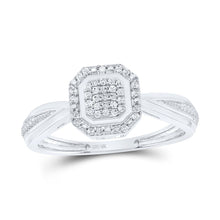 Load image into Gallery viewer, Dazzling Diamond Brilliance Ring Top View from Splendid Jewellery