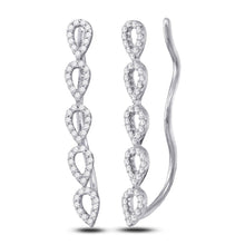 Load image into Gallery viewer, Dazzling Diamond Cascade Earrings - Splendid Jewellery