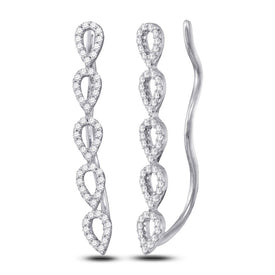 Dazzling Diamond Cascade Earrings - Splendid Jewellery