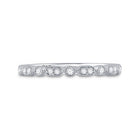 Dazzling Diamond Delight: 10kt White Gold Womens Round Diamond Stackable Band Ring 1/8 Cttw Front view from the 10Kt White Gold Womens Round Diamond Stackable Band Ring 1 8 Cttwpin228933 collection by Splendid Jewellery