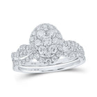 Dazzling Diamond Delight Bridal Wedding Ring Set - Splendid Jewellery