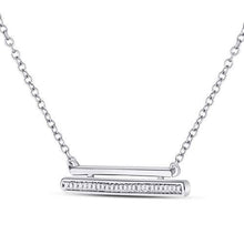 Load image into Gallery viewer, Dazzling Diamond Delight Necklace  Side View from Splendid Jewellery