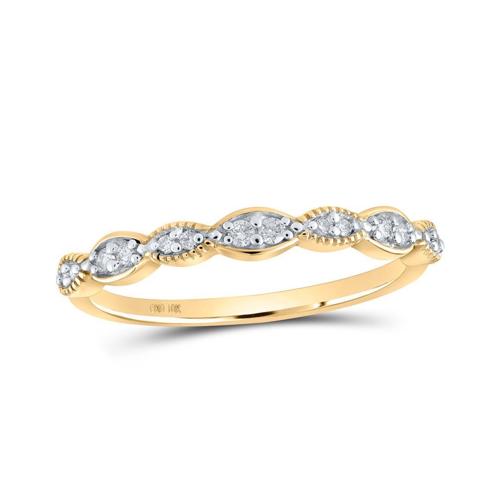 Dazzling Diamond Delight Stackable Band - Splendid Jewellery