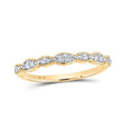 Dazzling Diamond Delight Stackable Band - Splendid Jewellery
