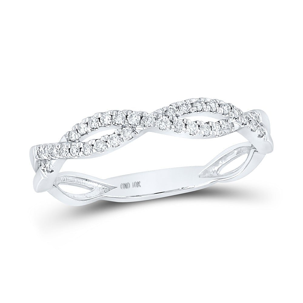Dazzling Diamond Delight Stackable Band - Splendid Jewellery