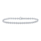 Dazzling Diamond Delight White Gold Fashion Bracelet - 2 Carat Total Weight - Splendid Jewellery