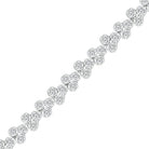 Dazzling Diamond Delight White Gold Fashion Bracelet - 2 Carat Total Weight - Splendid Jewellery