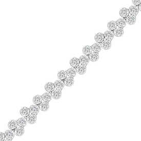 Dazzling Diamond Delight White Gold Fashion Bracelet - 2 Carat Total Weight - Splendid Jewellery