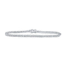 Dazzling Diamond Delight White Gold Tennis Bracelet - 2 - 7/8 Cttw - Splendid Jewellery