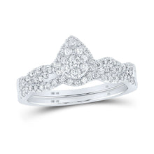 Load image into Gallery viewer, Dazzling Diamond Elegance Wedding Ring Set - Splendid Jewellery
