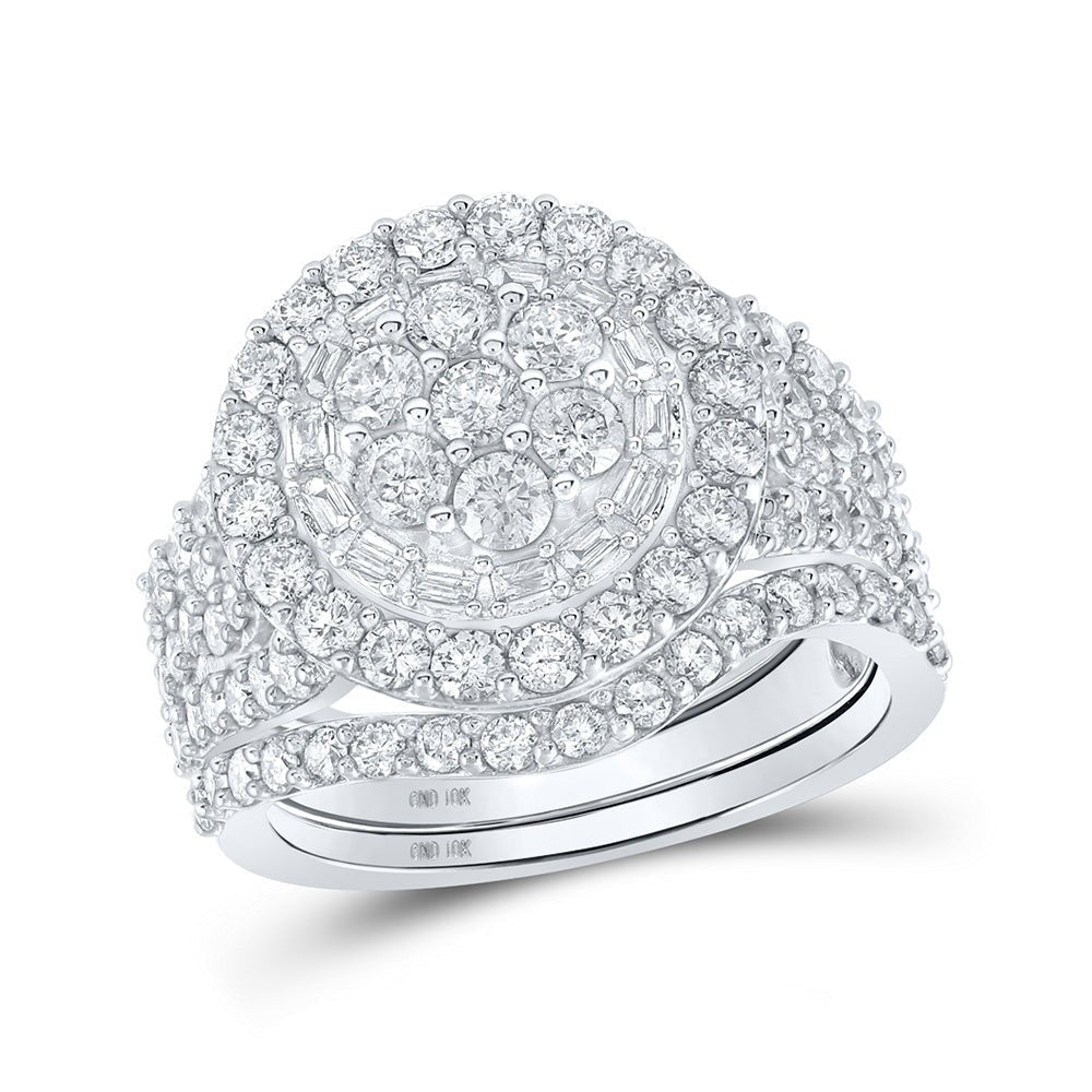 Dazzling Diamond Elegance Wedding Ring Set - Splendid Jewellery