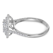 Load image into Gallery viewer, Dazzling Diamond Halo Cluster Ring - Splendid Jewellery