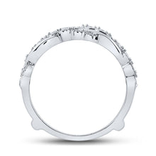 Load image into Gallery viewer, Dazzling Diamond Halo Wrap Enhancer Wedding Band - Splendid Jewellery